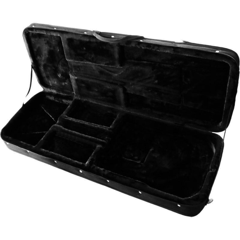 Torque Poly Foam Electric Bass Guitar Case with Heavy Duty Black Nylon Exterior