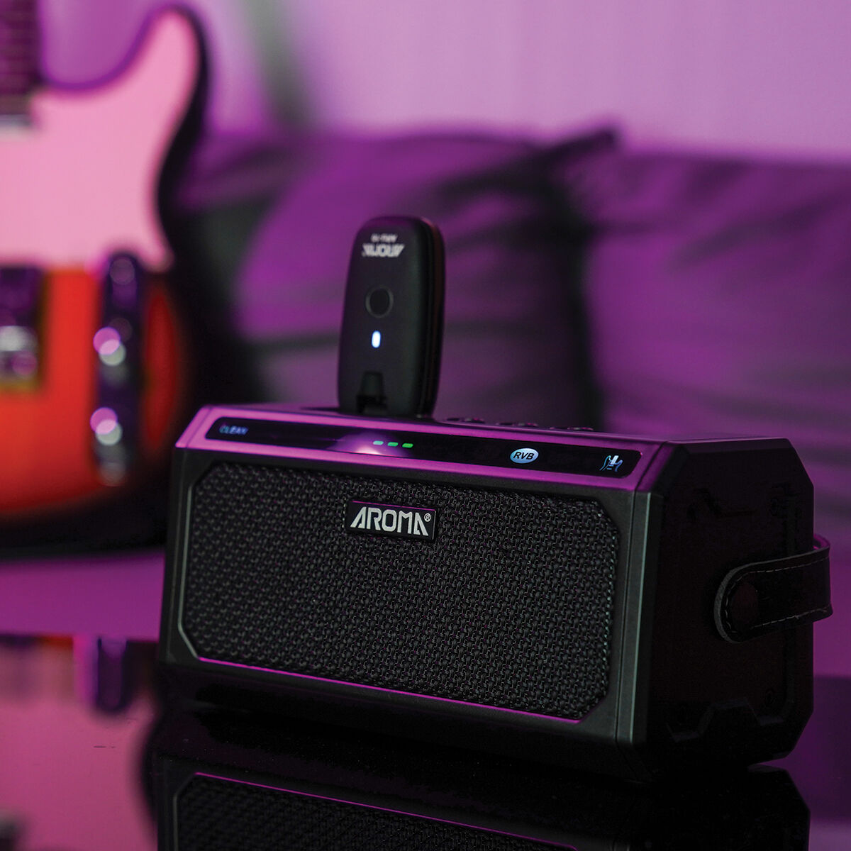 Aroma 10W Electric Guitar Amplifier with Drum Machine [TG-08]