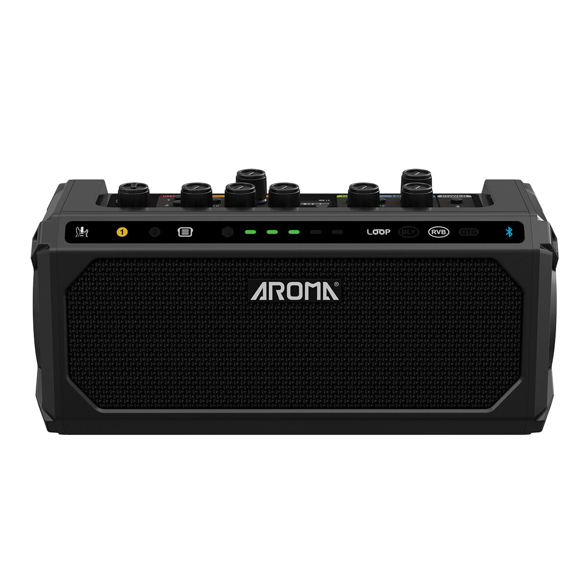 Aroma 10W Electric Guitar Amplifier with Drum Machine and dual footswitch [TG-10]
