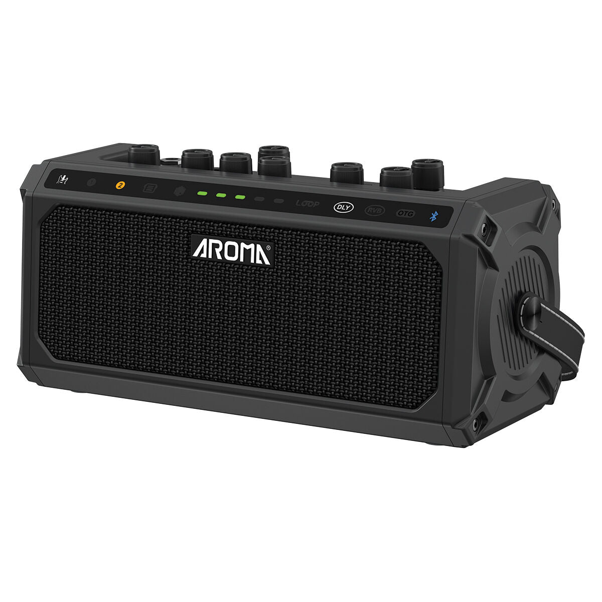 Aroma 10W Electric Guitar Amplifier with Drum Machine and dual footswitch [TG-10]