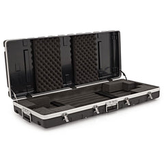Torque 76-Key ABS Keyboard Case with Wheels in Black Finish