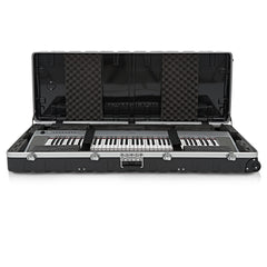 Torque 88-Key ABS Keyboard Case with Wheels in Black Finish