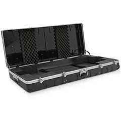 Torque 88-Key ABS Keyboard Case with Wheels in Black Finish