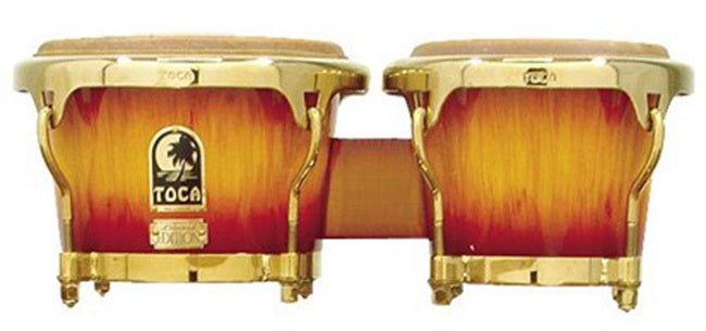 Toca LE Series 7 & 8-1/2" Wooden Bongos in Firestorm