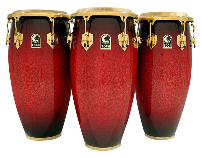 Toca LE Series 12-1/2" Wooden Tumba in Bordeaux