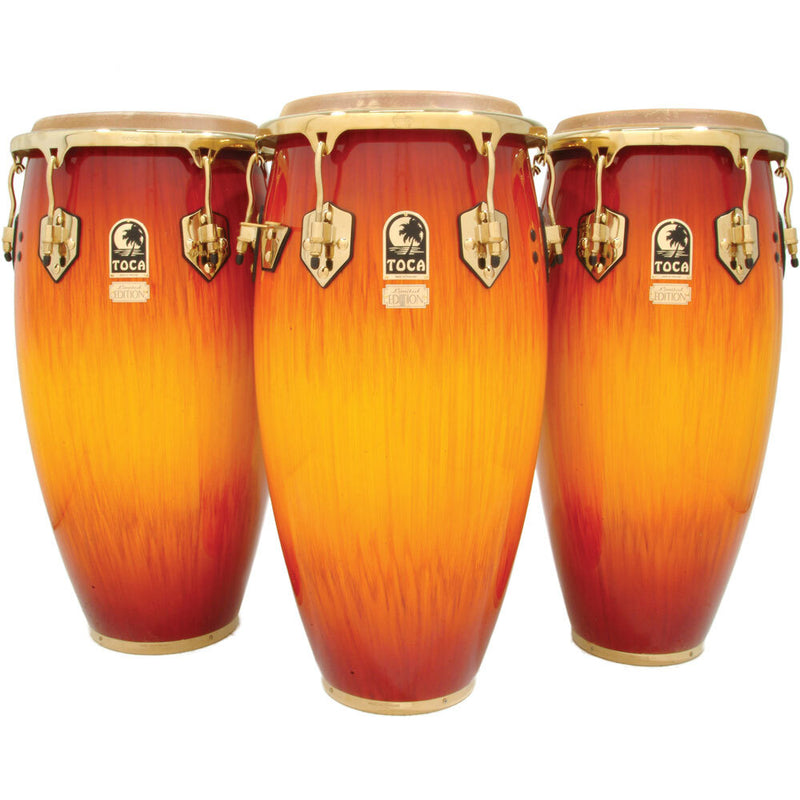 Toca LE Series 12-1/2" Wooden Tumba in Firestorm