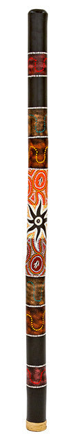 Toca Didgeridoo 47" Bamboo Gecko Design with Carry Bag