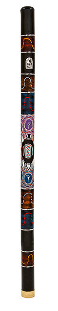 Toca Didgeridoo 47" Bamboo Turtle Design with Carry Bag