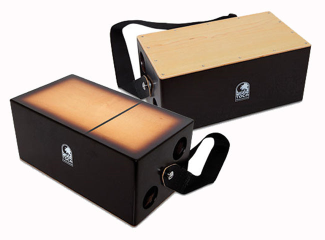 Toca Bongo Flip Cajon in Brown Sunburst Satin Finish