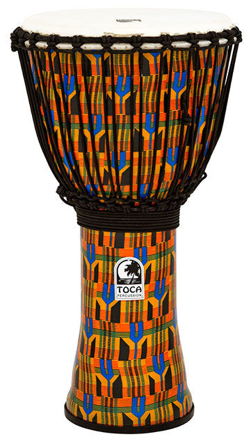 Toca Freestyle 2 Series Djembe 12" in Kente Cloth