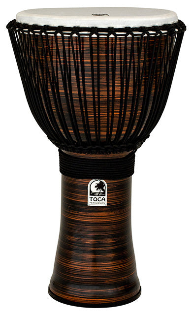 Toca Freestyle 2 Series Djembe 14" in Spun Copper with Bag