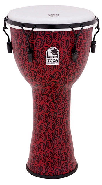 Toca Freestyle 2 Series Mech Tuned Djembe 10" in Red Mask