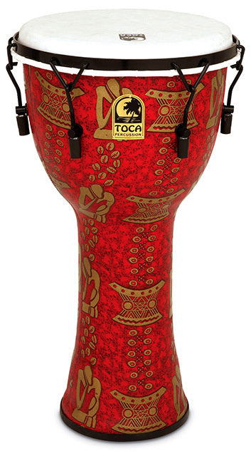 Toca Freestyle 2 Series Mech Tuned Djembe 12" in Thinker Pattern