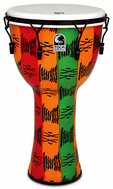 Toca Freestyle 2 Series Mech Tuned Djembe 14" in Spirit Pattern with Bag