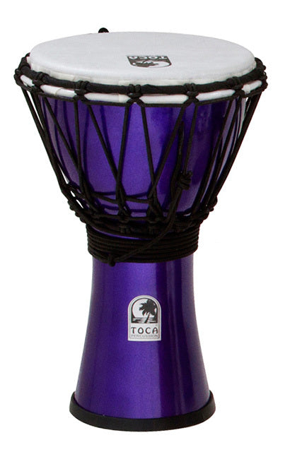 Toca Freestyle Colorsound Series Djembe 7" in Metallic Indigo