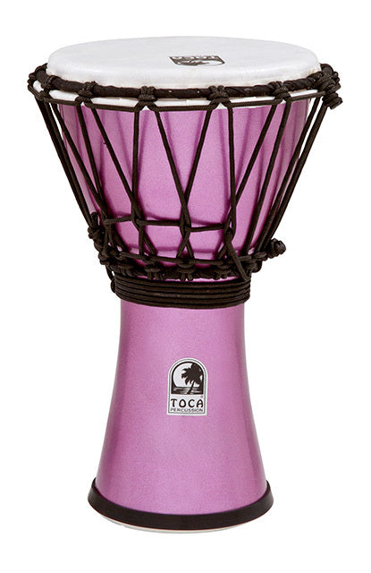 Toca Freestyle Colorsound Series Djembe 7" in Metallic Violet