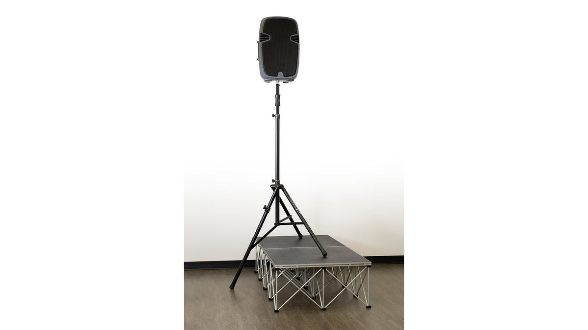 Ultimate Support TS-110BL TS-110BL Tall Speaker Stand with Leveling Leg, Air-Lift