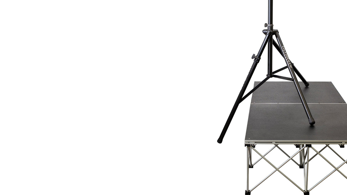 Ultimate Support TS-110BL TS-110BL Tall Speaker Stand with Leveling Leg, Air-Lift