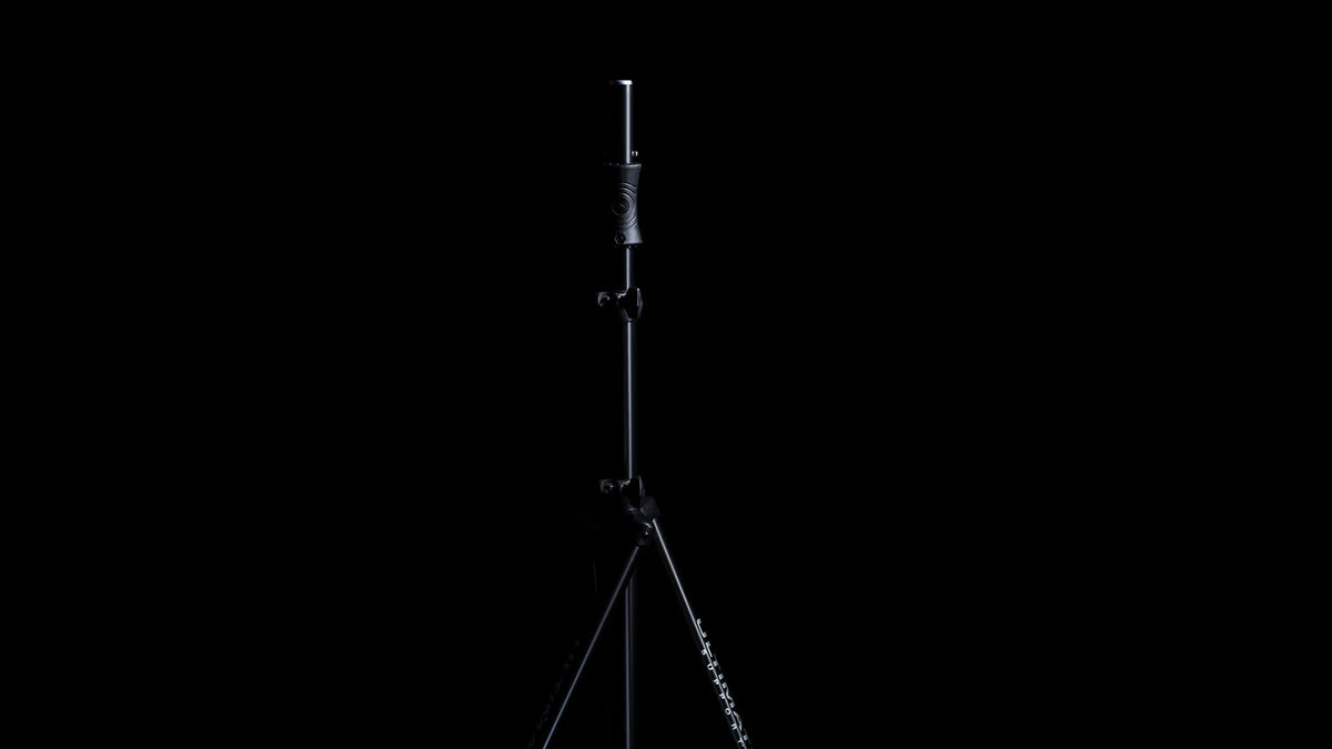 Ultimate Support TS-110 TS-110B Tall Speaker Stand, Air-Lift