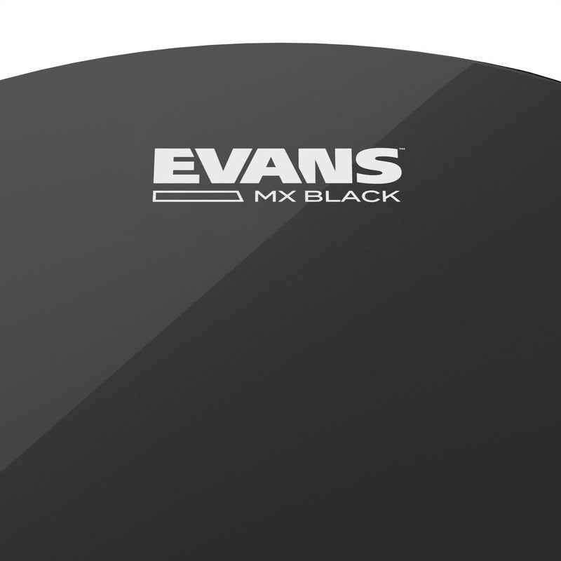 EVANS MX Black Marching Tenor Drum Head, 13 Inch