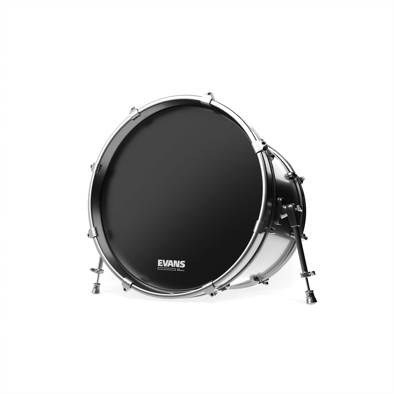 EVANS EQ3 Resonant Black Tom Hoop Drum Head, No Port, 16 Inch