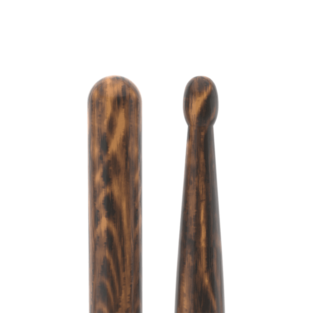 Promark Classic Forward 2B FireGrain Hickory Drumstick, Oval Wood Tip