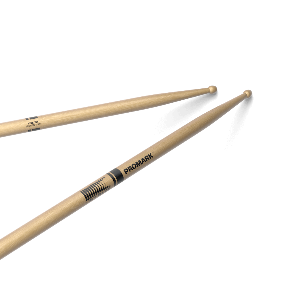 Promark Dame Evelyn Glennie 740 Hickory Drumstick, Wood Tip