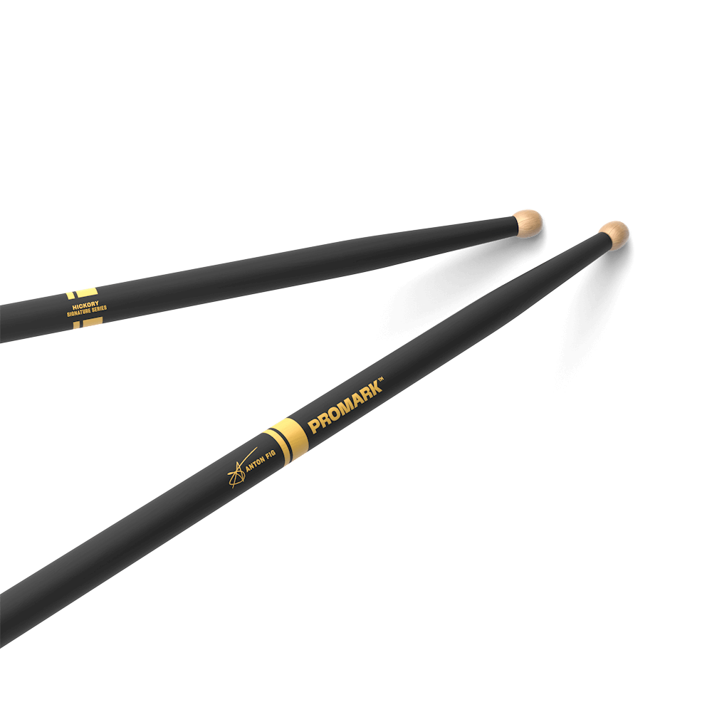 Promark Anton Fig ActiveGrip Hickory Drumstick, Wood Tip