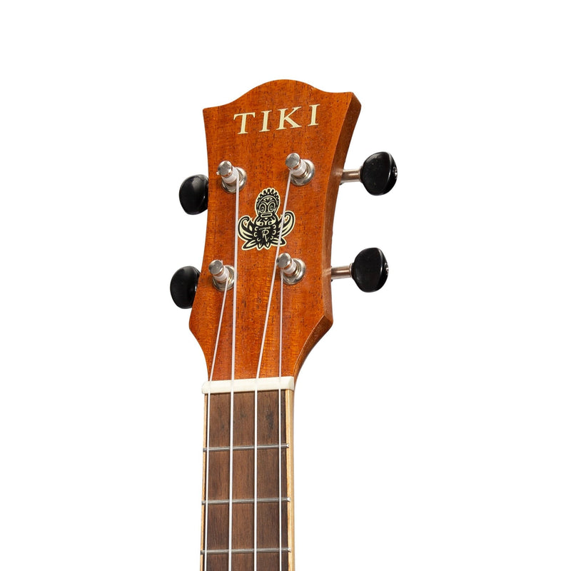 Tiki '6 Series' Spruce Solid Top Electric Concert Ukulele with Hard Case (Natural Satin)