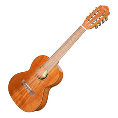 Tiki 8 String Mahogany Solid Top Electric Ukulele with Hard Case (Natural Gloss)