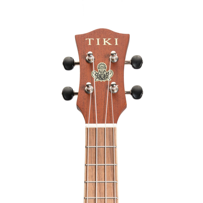 Tiki 'Tiki Man' Ukulele with Soft Case (Natural Satin)