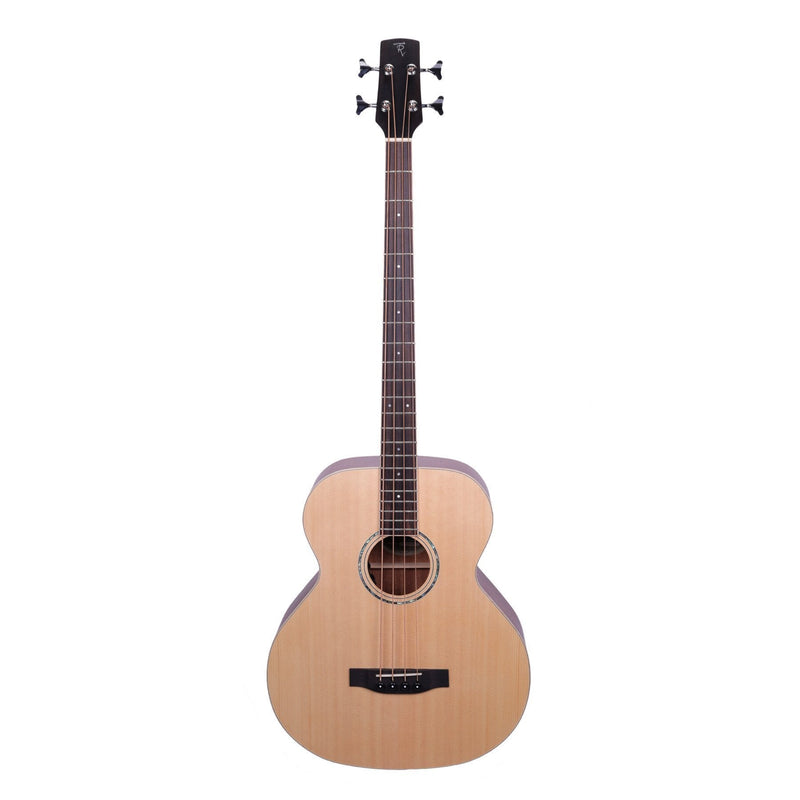 Timberidge '1 Series' Spruce Solid Top & Mahogany Solid Back Acoustic-Electric Bass Guitar (Natural Satin)