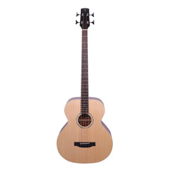 Timberidge '1 Series' Spruce Solid Top & Mahogany Solid Back Acoustic-Electric Bass Guitar (Natural Satin)