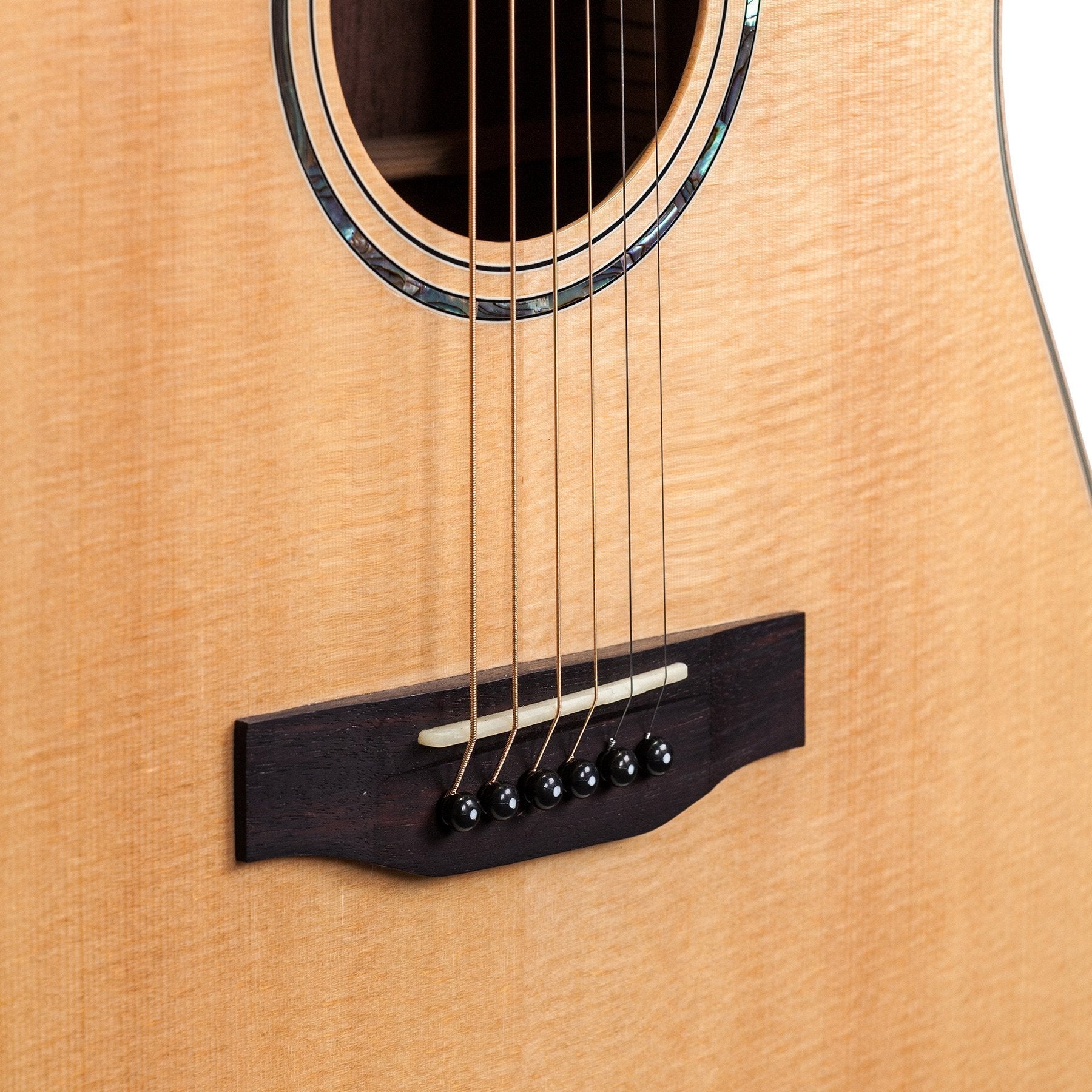 Timberide Timberidge '3 Series' Spruce Solid Top Acoustic-Electric Dreadnought C ...