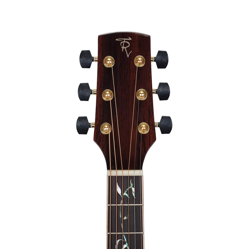 Timberidge '3 Series' Spruce Solid Top Acoustic-Electric Dreadnought Cutaway Guitar with 'Tree of Life' Inlay (Natural Gloss)