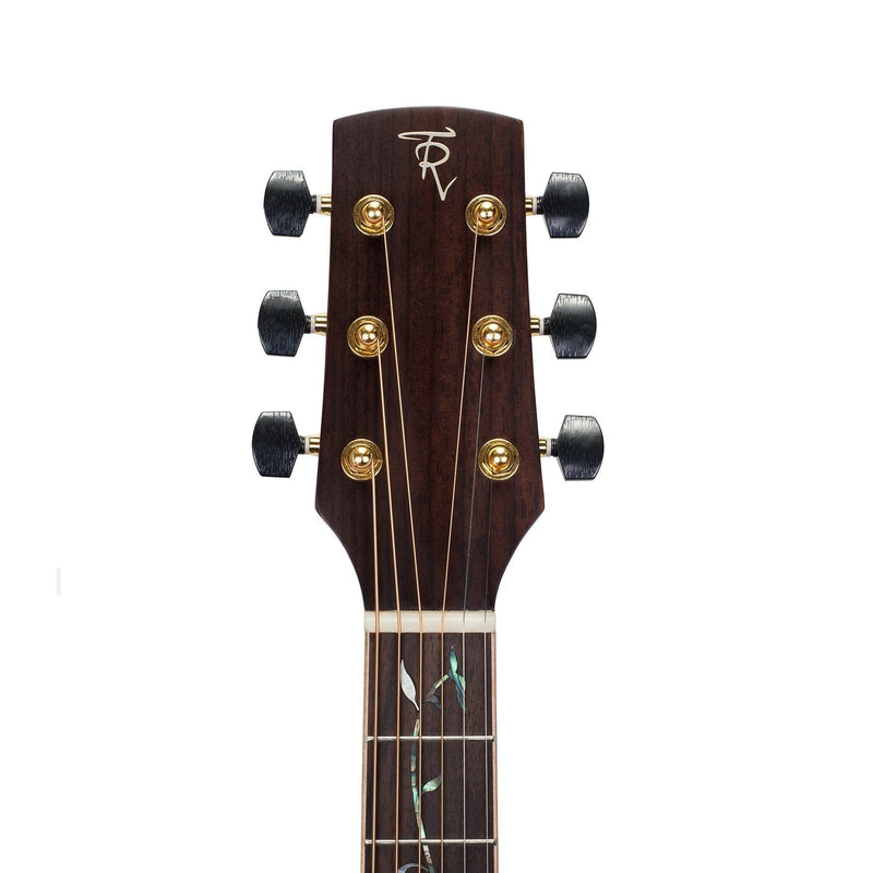 Timberidge '3-Series' Spruce Solid Top Acoustic-Electric Dreadnought Cutaway Guitar with 'Tree of Life' Inlay (Natural Satin)