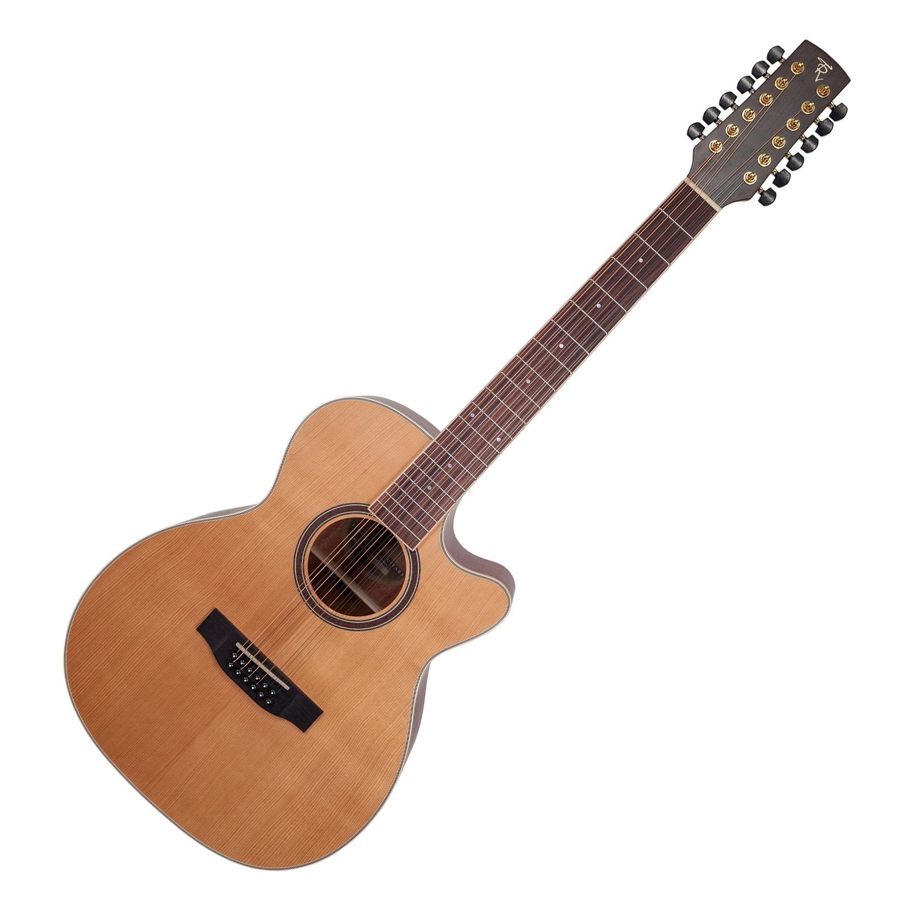 Timberide Timberidge '4 Series' 12-String Cedar Solid Top Acoustic-Electric Smal ...