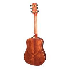 Timberidge '4 Series' Cedar Solid Top Acoustic-Electric Traveller Mini Guitar (Natural Satin)