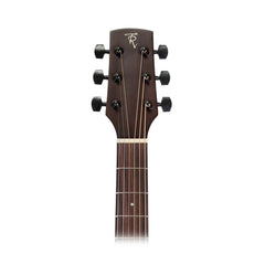 Timberidge 'Messenger Series' Left Handed Mahogany Solid Top Acoustic-Electric Small Body Cutaway Guitar (Natural Satin)