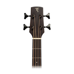 Timberidge 'Messenger Series' Mahogany Solid Top Acoustic-Electric Cutaway Bass Guitar (Natural Satin)