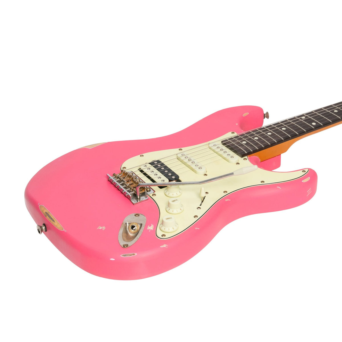 Tokai 'Legacy Series' ST-Style HSS 'Relic' Electric Guitar (Pink)