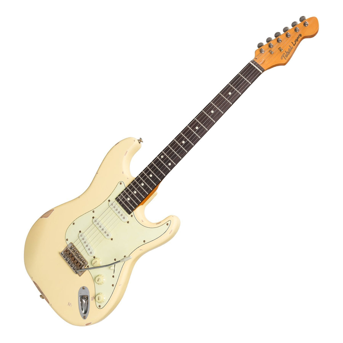 Tokai 'Legacy Series' ST-Style 'Relic' Electric Guitar (Cream)