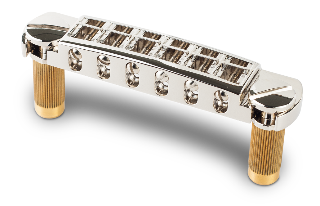 TonePros Wraparound Set w/SPRS2-N locking studs Standard (Large Caps) Nickel