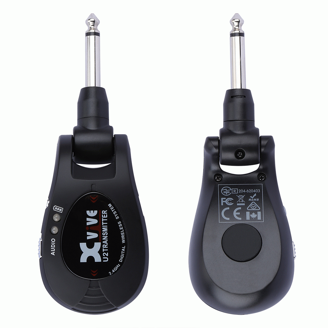 XVIVE U2 Black Guitar Wireless Adaptor 2.4GHZ