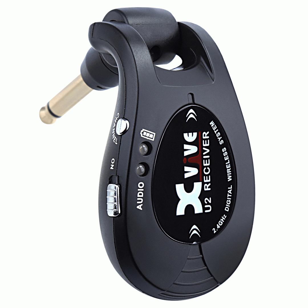 XVIVE U2 Black Guitar Wireless Adaptor 2.4GHZ