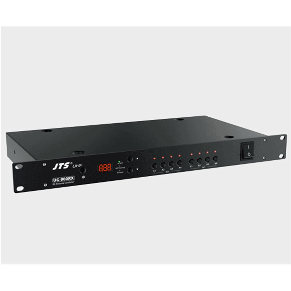 JTS Antenna combiner for receivers for up to 4 pairs of antennas line powering for active ants (UC900RX)