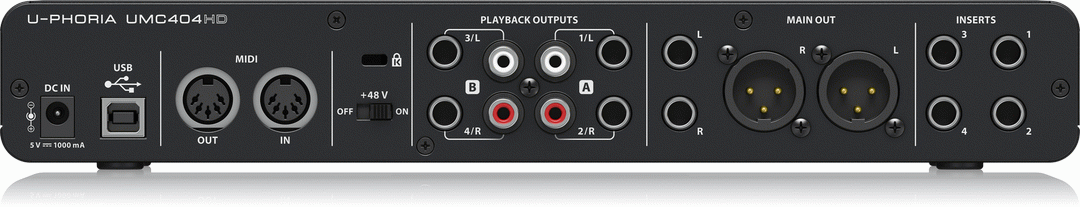 Behringer U-phoria Umc404hd Interface