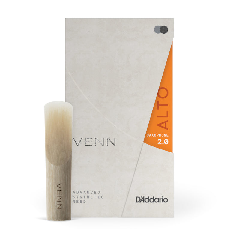 D'Addario VENN Alto Saxophone Reed, G2, Strength 2.0