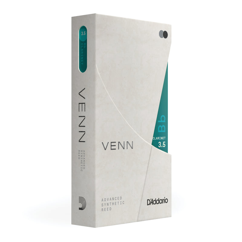 D'Addario VENN Bb Clarinet Reed, G2, Strength 3.5