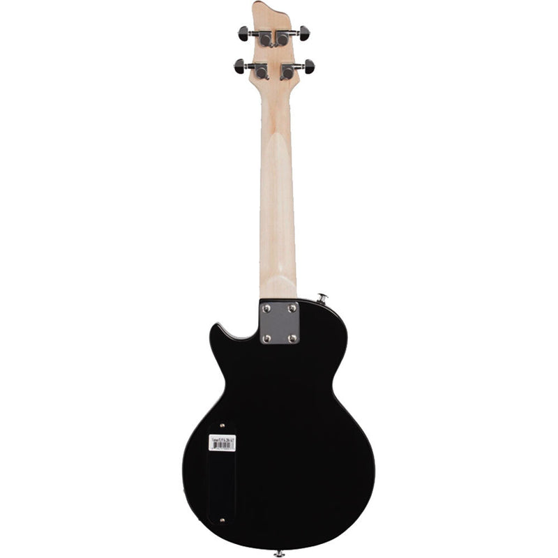 Vorson LP Style Solid Body Electric Ukulele in Black